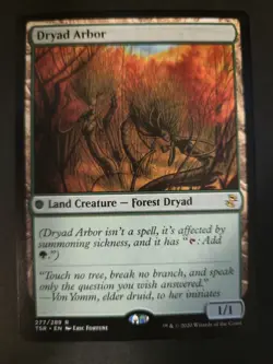 Dryad Arbor NM Time Spiral: Remastered MTG FREE SHIPPING - Image 1
