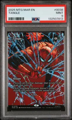 2025 MTG MARVEL'S SPIDER-MAN: SOURCE MATERIAL #0038 TANGLE PSA 9 - Image 1