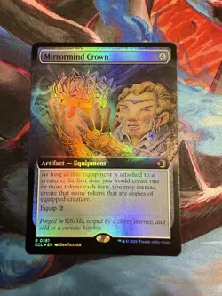 MTG - Mirrormind Crown (Extended Art Foil) - Lorwyn Eclipsed 0381 - Image 1