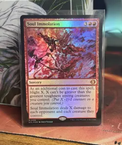 Soul Immolation NM #156 Foil MTG Lorwyn Eclipsed - Image 1