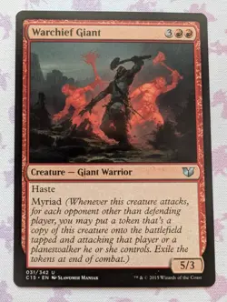 WARCHIEF GIANT Commander 2015 Magic the Gathering MTG - Image 1