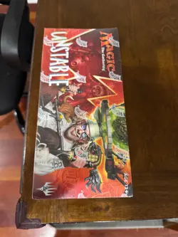 MTG Magic the Gathering UNSTABLE Boosters Box New/ FACTORY SEALED small hole/rip - Image 1
