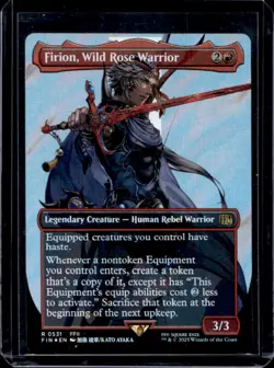 2025 Magic: The Gathering Final Fantasy Firion Wild Rose Warrior Rare #0531 - Image 1