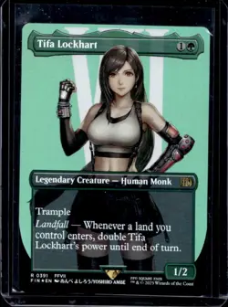 2025 Magic: The Gathering Final Fantasy Tifa Lockhart Foil #0391 - Image 1