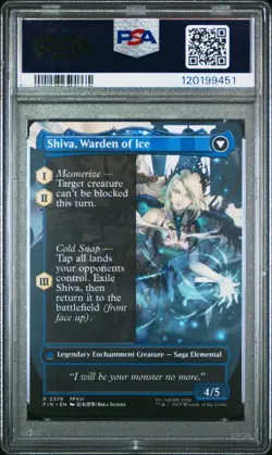 2025 MTG FINAL FANTASY #0378 JILL, SHIVA'S DOMINANT/SHIVA, WARDEN OF ICE PSA 10 - Image 2