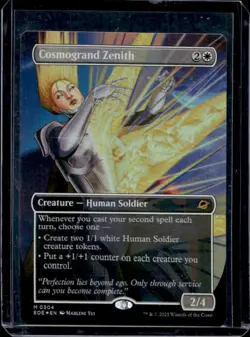 Magic The Gathering MTG Cosmogrand Zenith Human Solder M #0304 - Image 1