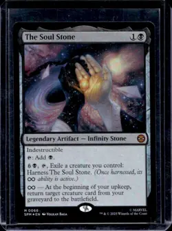 2025 Magic: The Gathering Marvel's Spider-Man Soul Stone Foil #0066 - Image 1