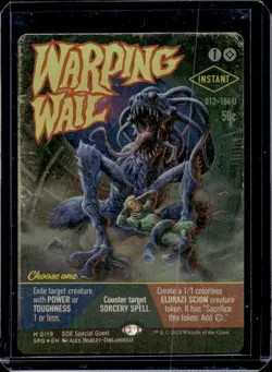Magic The Gathering MTG Warping Wail Special Guests Borderless Foil #0119 - Image 1