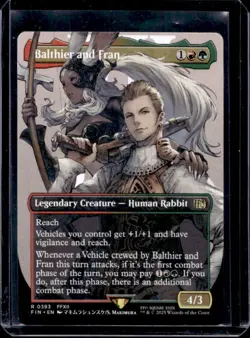 2025 Magic: The Gathering Final Fantasy Balthier and Fran BL Rare #0393 - Image 1