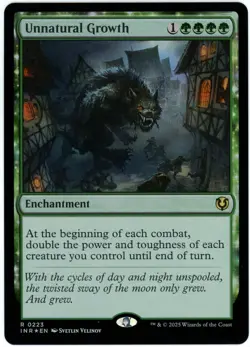 Unnatural Growth (Foil) 0223 - Innistrad Remastered - MTG - Image 1