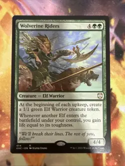 Wolverine Riders - Commander: Kaldheim: #14, Magic: The Gathering NM - Image 1
