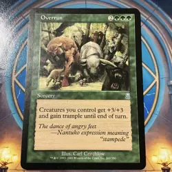 MTG Magic the Gathering Overrun (260/352) Odyssey LP - Image 1