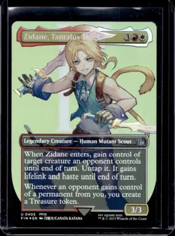 2025 Magic: The Gathering Final Fantasy Zidane Tantalus Thief BL Uncommon #0405 - Image 1