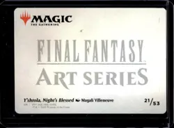 2025 Magic Final Fantasy Y'shtola Nights Blessed Art Series Gold Signature 21/53 - Image 2