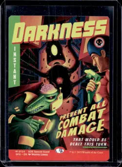 Magic The Gathering MTG Special Guests Darkness Prevent All Combat Damage #0124 - Image 1