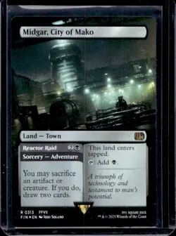 2025 Magic: The Gathering Final Fantasy Midgar City of Mako BL Rare #0313 - Image 1