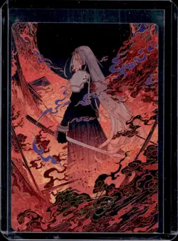 2025 Magic MTG Final Fantasy Nibelheim Aflame Art Series Gold Signature #35/53 - Image 1