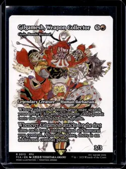 Magic The Gathering MTG Bandit Warlord Gilgamesh Weapon Collector Rare #013 - Image 1