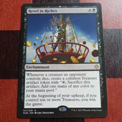 Mtg Revel in Riches LP/NM #117 Ixalan Magic the Gathering Card Rare - Image 2