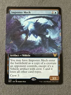 Imposter Mech (Extended Art) #49 (NM) Kamigawa Neon Dynasty NEC Magic MTG - Image 1