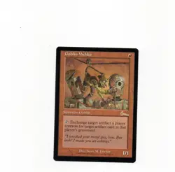 Magic the Gathering Goblin Welder Urza's Legacy Rare Card NM LP - Image 1