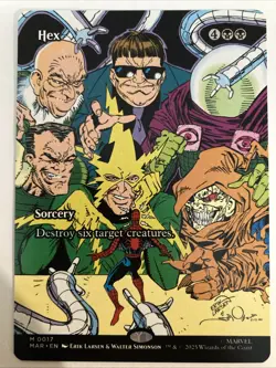 MTG Hex (Borderless) Regular 0017 MAR Marvel's Spider-Man M/NM - Image 1