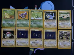 1st Edition Pokemon Cards Lot - 50 Cards - Vintage WotC - Image 2