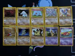 1st Edition Pokemon Cards Lot - 50 Cards - Vintage WotC - Image 3