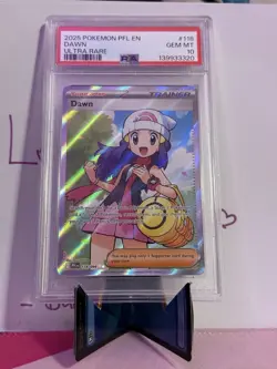 🌸 2025 POKEMON PFL EN-PHANTASMAL FLAMES ULTRA RARE #118 DAWN PSA 10 - Image 1