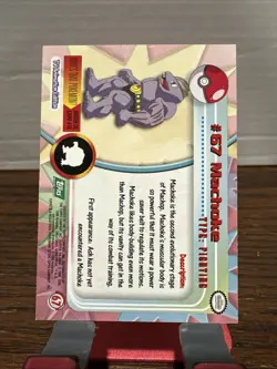 Machoke Pokemon Topps #67 LP - Image 2