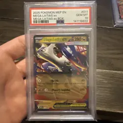 2025 Pokemon Meg En Mega Latias Ex Box #11 PSA 10 - Image 1