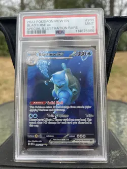 PSA 9 Blastoise EX Special Illustration Rare - 200/165 Pokemon 2023 S&V 151 - Image 1