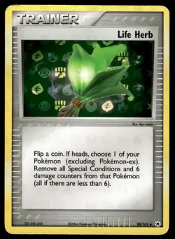 Pokemon TCG Hidden Legends #90/101 Life Herb Reverse LP - Image 1