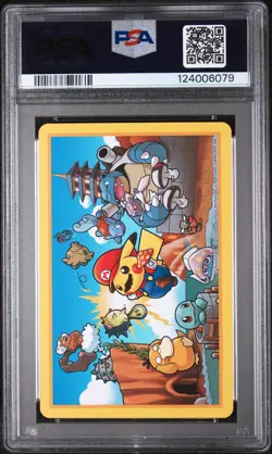 2016 POKEMON PLAYING CARDS MARIO PIKACHU JACK OF CLUBS PSA 10 - Image 2