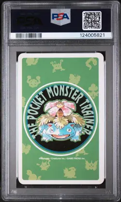 1996 POKEMON GREEN VERSION PLAYING CARDS ACE OF SPADES #150 MEWTWO PSA 10 - Image 2