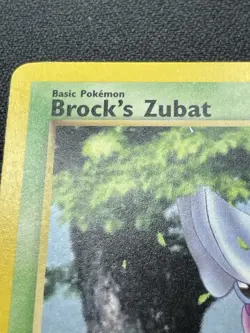 Pokemon Brock's Zubat Gym Heroes 1st Edition NM / LP - Image 2
