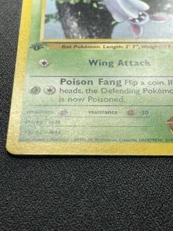 Pokemon Brock's Zubat Gym Heroes 1st Edition NM / LP - Image 4