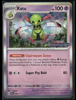 Pokemon - Xatu SVP 059 Promo Paradox Rift Stamped Holo NM - Image 1