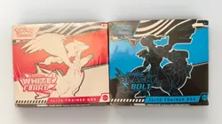 Pokemon TCG Black Bolt & White Flare Elite Trainer Box ETB Lot of 2 New/Sealed - Image 1