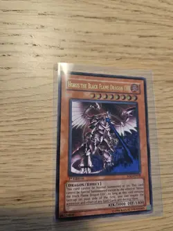 Horus the Black Flame Dragon Lv8 Ultimate Rare 1st Edition SOD-EN008 - Image 1