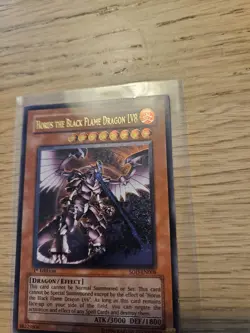 Horus the Black Flame Dragon Lv8 Ultimate Rare 1st Edition SOD-EN008 - Image 2