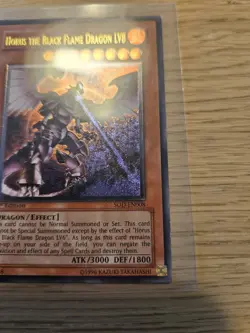 Horus the Black Flame Dragon Lv8 Ultimate Rare 1st Edition SOD-EN008 - Image 5
