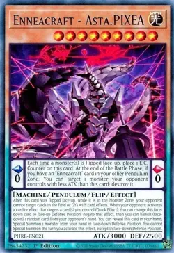 Yugioh! Enneacraft - Asta.PIXEA, PHRE-EN021, Super Rare, 1st Edition - Image 1