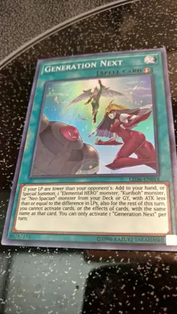1x Yu-Gi-Oh! Generation Next - LED6-EN006 - Super Rare - Unlimited Edition - NM - Image 1