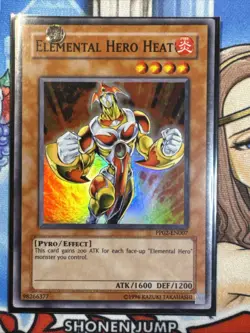 Elemental HERO Heat - PP02-EN007 - Super Rare - Unlimited Ed - NM - Image 1