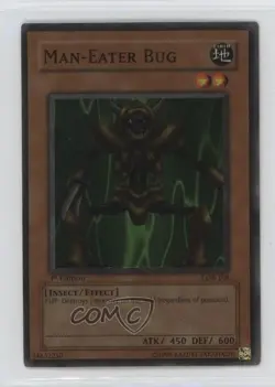 Man-Eater Bug 1st Ed. YuGiOh Legend of Blue Eyes White Dragon #LOB-108 2002 - Image 1