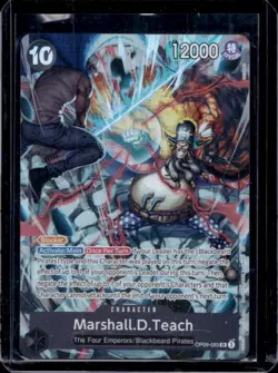 2025 One Piece Legacy of Master Marshall.D.Teach Special Alt Art Gold #OP09-093 - Image 1