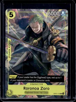 2024 One Piece 500 Years in the Future Roronoa Zoro Uncommon #OP07-113 - Image 1