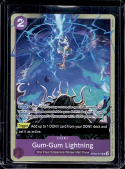2024 One Piece Emperors in the New World Gum-Gum Lightning Uncommon #OP09-077 - Image 1
