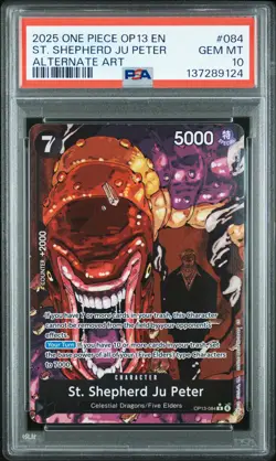 2025 ONE PIECE CARRYING ON HIS WILL ALT ART #084 ST. SHEPHERD JU PETER PSA 10 - Image 1